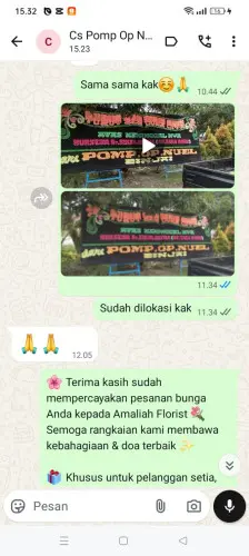 Testimonial Papan Bunga cikeusi