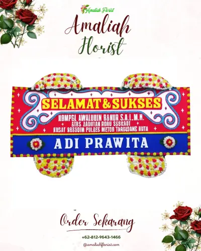 Karangan Bunga Ucapan Selamat cikeusi