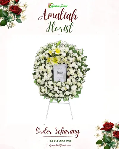 Krans Bunga Duka Cita cikeusi